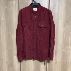 RED EAR バーガンディ コットンシャツ Mのサムネイル