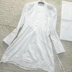 未使用級✨イザベルマラン ブラウス REHANAドレスシャツギャザー根岸ゆか36 未使用級✨イザベルマラン ブラウス REHANAドレスシャツギャザー