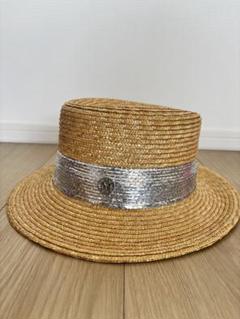 新品未使用 メゾンミッシェル VIRGINIE S パナマハット ストローハット Maison Michel(メゾン・ミッシェル) 「STRAW HAT」ストロー