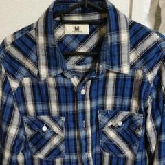 M チェックシャツ ネルシャツ