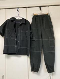 セットアップ　黒　ボーイズ