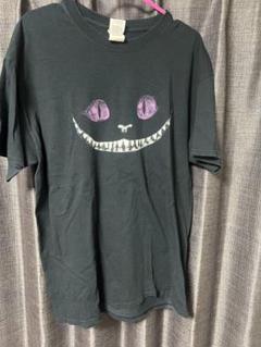 GILDAN チェシャ猫 Tシャツ ブラック　アリス