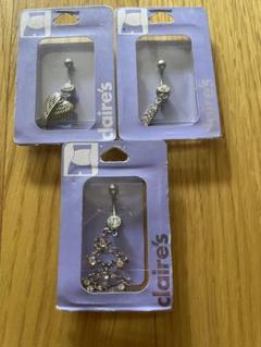 claire's ボディピアスセット