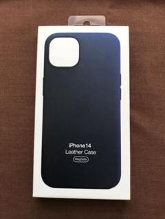 純正iPhone14 レザーケース インク未使用