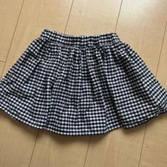 グローバルワーク　ギンガムチェック フレアスカート 100cm