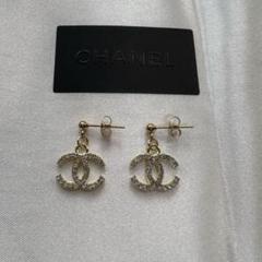 CHANEL シャネルHIROB購入ヴィンテージドロップピアス 証明書付