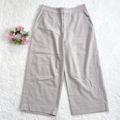 美品★ 【ヒロココシノ】 カジュアルパンツ ワイドパンツ （M） グレージュのサムネイル