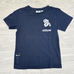 adidas Disney 子供服 トップス Tシャツ 半袖 100 グーフィー