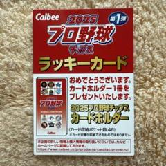 Calbee 2025 プロ野球 チップス 第一弾　ラッキーカード