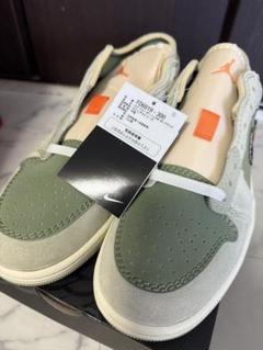 新品未使用Nike Air Jordan 1 Low オリーブ/ホワイト NIKE ナイキ スニーカー AIR JORDAN 1 RETRO LOW GOLF NEUTRAL