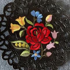 コースター 刺繍 4枚セット
