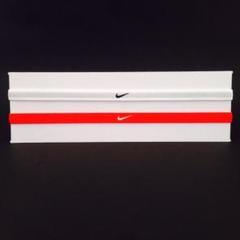 定番! nike ヘアバンド ホワイト レッド 2本