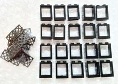 20ペア　LEGO　新品　格子窓　窓　レゴのサムネイル