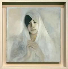 粉川江里子「白く…1」油彩 2015 証明書付 粉川江里子「白く…1」油彩 2015 証明書付 - メルカリ