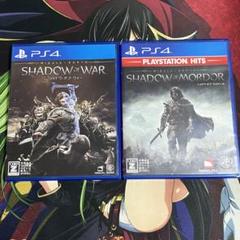 PS4 シャドウ・オブ・モルドール シャドウ・オブ・ウォー 2本セット