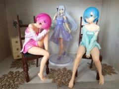 リゼロ　レム、ラム、エミリア　フィギュア