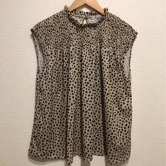 【LL】　トップス　SUFFUSE ブラウス 袖なし　レディース