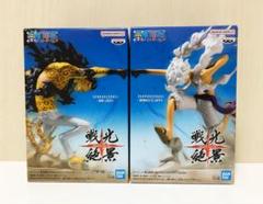 ワンピース　戦光絶景　ルフィギア5 　覚醒フォルム　ルッチ BANPRESTO ワンピース 戦光絶景 2体セット ルフィ ギア5 vs