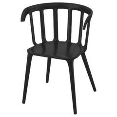 IKEA チェア　アームレスト付き　黒　 Marcus Arvonen イケア IKEA チェア アームレスト付き 黒 Marcus Arvonen イケア