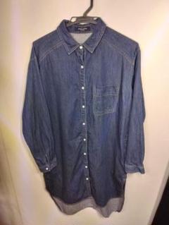 chocol raffine robe デニムシャツワンピース