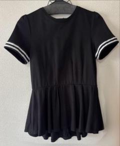 ボーダーズアットバルコニー　チャリTEE ブラック　M エンブロイダリーTシャツ ボーダーズアットバルコニー チャリTEE ブラック M エンブロイ