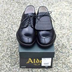 【新品】純正ツリー付属 Alden Vチップ カーフ×グレイン コンビ 7.5のサムネイル