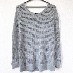 美品✨Gap ギャップ ニット グレー 秋 冬 春 重ね着用