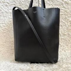 美品✨セリーヌ 現行ロゴ バーティカル カバ スモール 2wayブラック