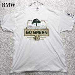 【美品】BMW フルーツオブザルーム プリント Tシャツ 半袖 企業ロゴ XL