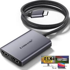 USB-C HDMI変換アダプター デュアルディスプレイポート MAC OS対応