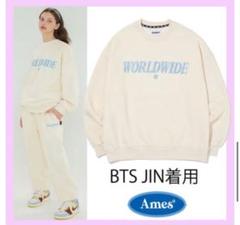 即決優先‼️最終値下げ‼️アメス ワールドワイド トレーナー 非売品‼️ AMESーWORLDWIDE A'GEM/9 × .kom「AMES WORLDWIDE/アメス