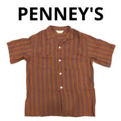 古着 ヴィンテージ PENNY'S ペニーズ 半袖 開襟シャツ