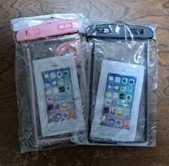 防水スマホカバー 防水バッグ タッチ操作 水中撮影 2枚セットのサムネイル