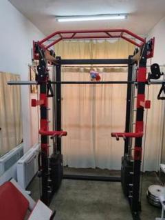 山口県引取訳ありジムレコ業務用パワーラック新品未使用GYMLECO