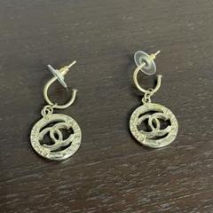 CHANEL ヴィンテージ　シャネル　COCOマーク　ピアス
