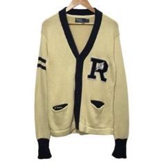 90s POLO ラルフローレン ビンテージレタードカーディガン