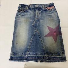 【レア】HYSTERIC GLAMOUR ペインティング デニム スカート hysteric glamour デニムスカート