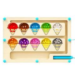 知育玩具　マグネット　アイスクリーム　モンテッソーリ　保育園　幼稚園　発育