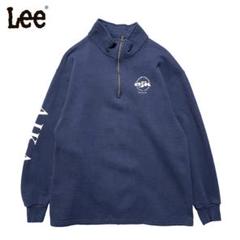 古着 90S Lee ヴィンテージ 企業系 ハーフジップ スウェット トレーナー
