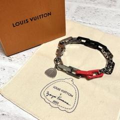 Louis Vuitton 草間彌生 ブラスレ・モノグラム チェーン 美品 箱付 Louis Vuitton 草間彌生 ブラスレ・モノグラム チェーン 美品 箱