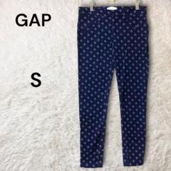 GAP Ultra Skinny ストレッチ スキニーパンツ ネイビー S 水玉