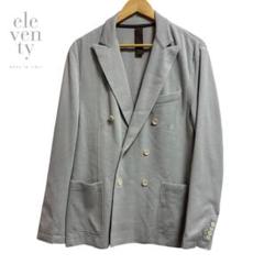 <美品> eleventy イレブンティ バルスター風 ブルゾン グレー eleventy イレブンティ バルスター風 ブルゾン グレー