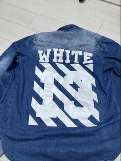 OFF WHITE オフホワイト ライトブルーデニムジャケット Gジャン Off-White（Gジャン/デニムジャケット）のフリマアイテム一覧