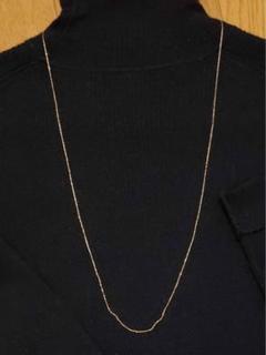 一番の 値下げ価格！K18 ♡ 2wayロングネックレス 全長約80cm アクセサリー