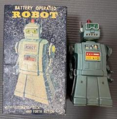 ★希少★レトロ★米澤玩具★ヨネザワ袴ロボットBATTERY OPERATED ☆希少☆レトロ☆米澤玩具☆ヨネザワ袴ロボットBATTERY OPERATED
