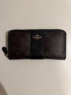 ✨新品未使用✨COACH 長財布　シグネチャー柄　チャコール×ブラック 未使用COACH長財布 シグネチャー｜Yahoo!フリマ（旧PayPayフリマ）