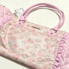 サンリオ　マイメロ キルティング　バック　ピンク　たれみみ　リボン　新品