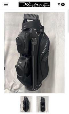 【希少】Kahma ゴルフバッグ キャディバッグ Black 希少】Kahma ゴルフバッグ キャディバッグ Black - メルカリ