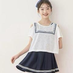 メゾピアノジュニア 【SWIM】スクール対応スイムウェア(Tシャツつき) 150