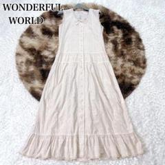 WONDERFUL WORLD ワンダフルワールド ギンガムうさぎ ワンピース WONDERFUL WORLD ワンダフルワールド ギンガムうさぎ ワンピース